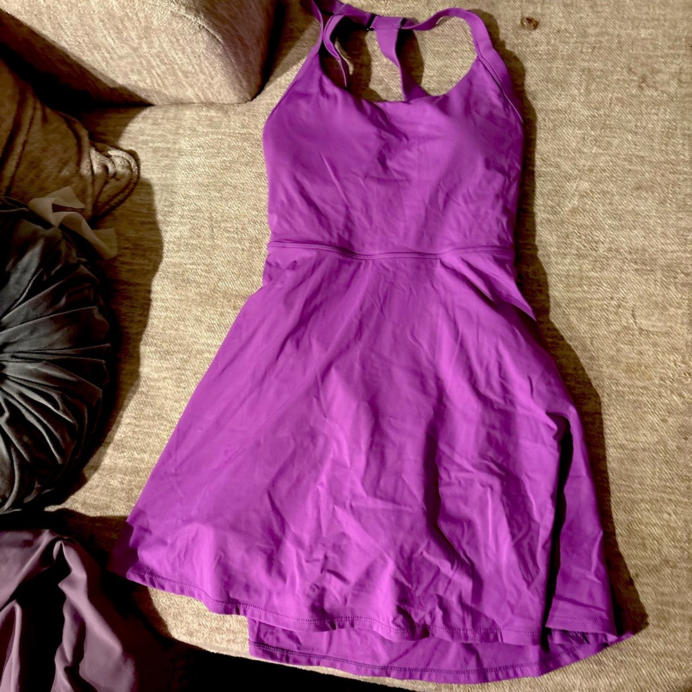 Halara workout dress in purple size small.